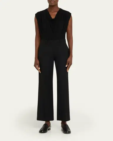 Vince Draped Cowl-Neck Top | Thumbnail 2