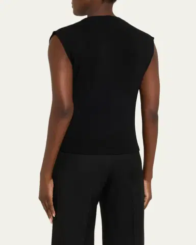 Vince Draped Cowl-Neck Top | Thumbnail 3