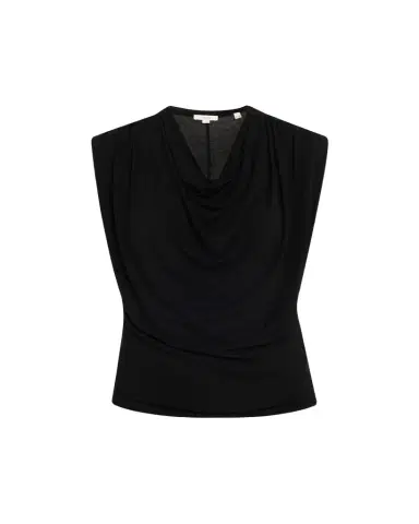 Vince Draped Cowl-Neck Top | Thumbnail 1