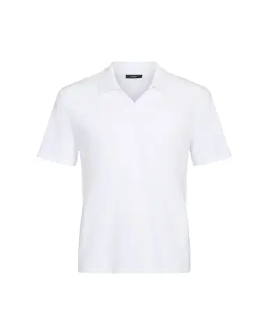 Vince Men's Textured Johnny Collar Polo Shirt | Thumbnail 1