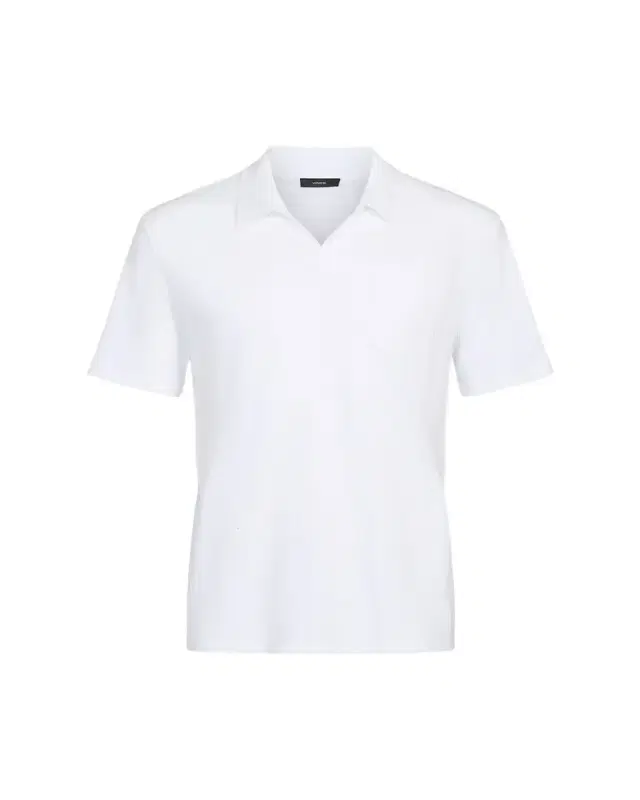 Vince Men's Textured Johnny Collar Polo Shirt
