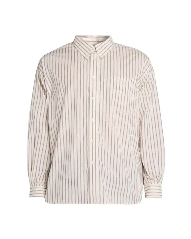 Willy Chavarria Men's Veterano Stripe Button-Down Shirt with Pocket
