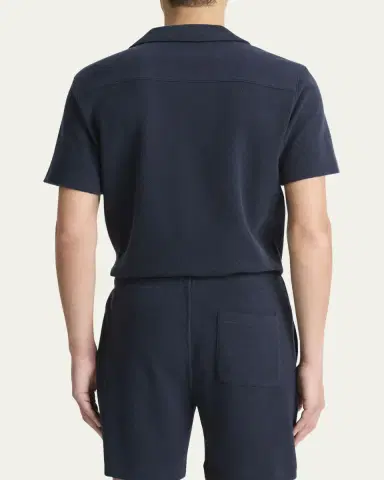 Vince Men's Boucle Pull-On Shorts | Thumbnail 3 Vince Men's Boucle Pull-On Shorts | Thumbnail 3