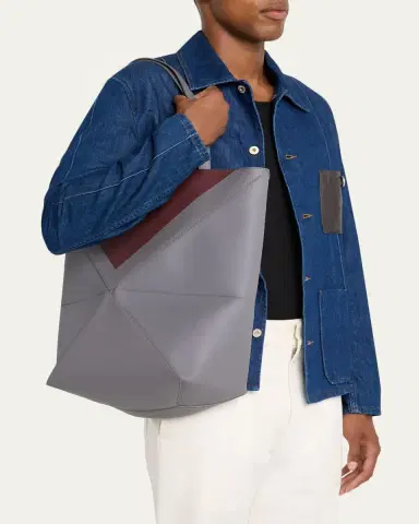 Loewe x Albers Men's Puzzle Fold Tote Bag in Nappa Leather | Thumbnail 2 Loewe x Albers Men's Puzzle Fold Tote Bag in Nappa Leather | Thumbnail 2