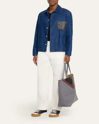 Loewe x Albers Men's Puzzle Fold Tote Bag in Nappa Leather | Thumbnail 5 Loewe x Albers Men's Puzzle Fold Tote Bag in Nappa Leather | Thumbnail 5