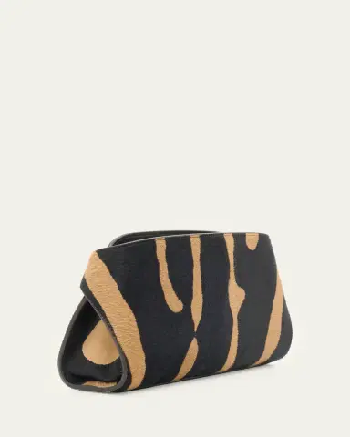 Ferragamo Hug Zebra-Print Calf Hair Shoulder Bag | Thumbnail 3 Ferragamo Hug Zebra-Print Calf Hair Shoulder Bag | Thumbnail 3