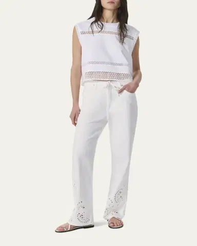 rag & bone Rosie Embroidered Muscle Tank Top | Thumbnail 2