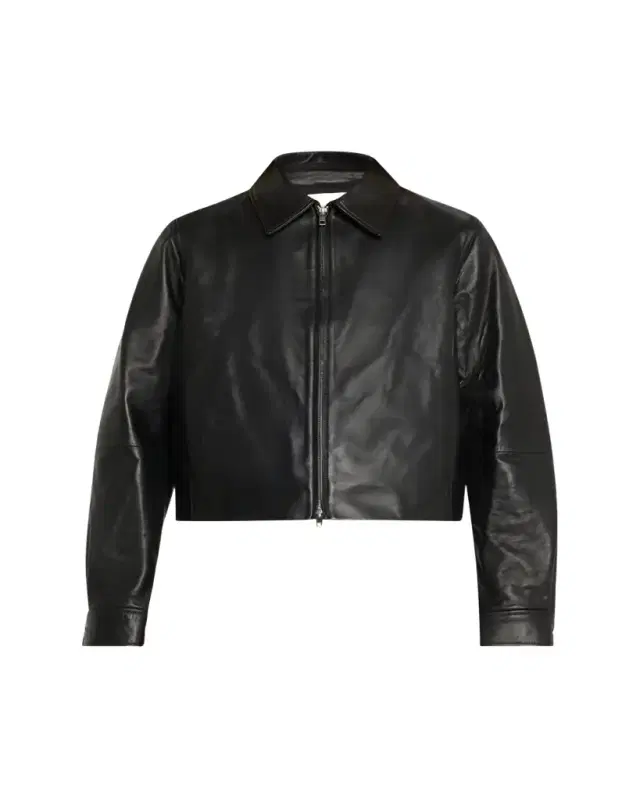 Vince Cropped Faux Leather Jacket