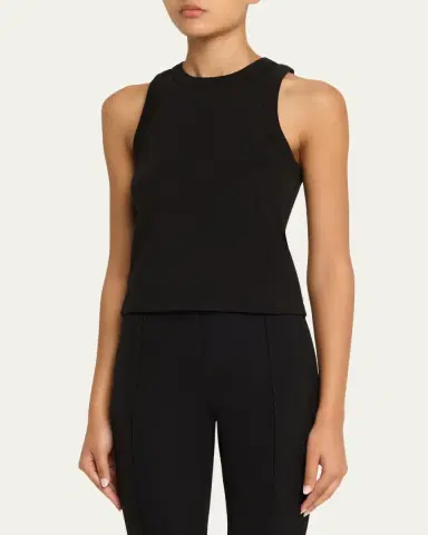 Veronica Beard Jordyn Cropped Tank Top | Thumbnail 4