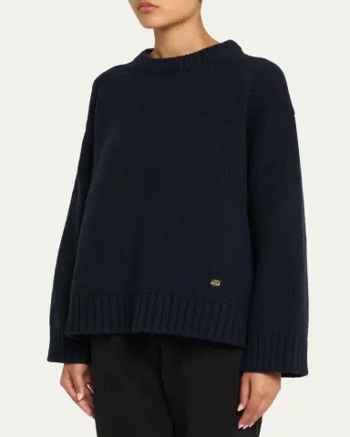 Ganni Chunky Mixed-Wool Sweater | Thumbnail 4