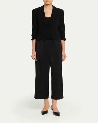 Cinq à Sept Khloe Petite Cropped 3/4-Sleeve Blazer | Thumbnail 2 Cinq à Sept Khloe Petite Cropped 3/4-Sleeve Blazer | Thumbnail 2
