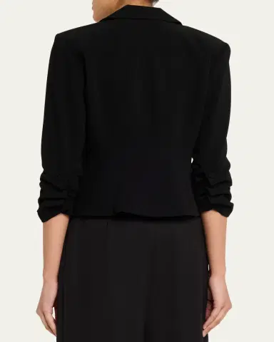 Cinq à Sept Khloe Petite Cropped 3/4-Sleeve Blazer | Thumbnail 3 Cinq à Sept Khloe Petite Cropped 3/4-Sleeve Blazer | Thumbnail 3