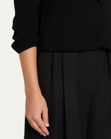 Cinq à Sept Khloe Petite Cropped 3/4-Sleeve Blazer | Thumbnail 5 Cinq à Sept Khloe Petite Cropped 3/4-Sleeve Blazer | Thumbnail 5