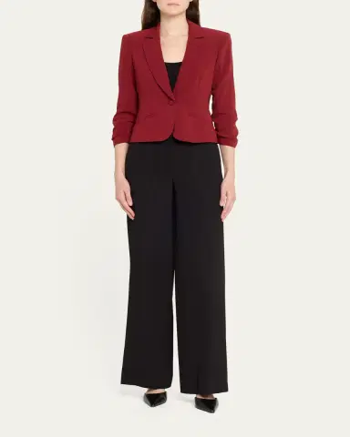 Cinq à Sept Khloe Petite Cropped 3/4-Sleeve Blazer | Thumbnail 10 Cinq à Sept Khloe Petite Cropped 3/4-Sleeve Blazer | Thumbnail 10
