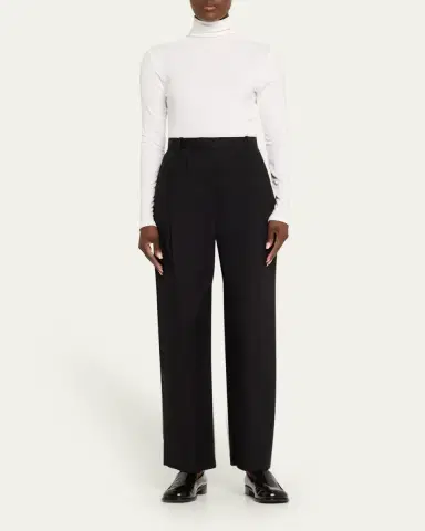 Vince Essential Long-Sleeve Turtleneck | Thumbnail 2
