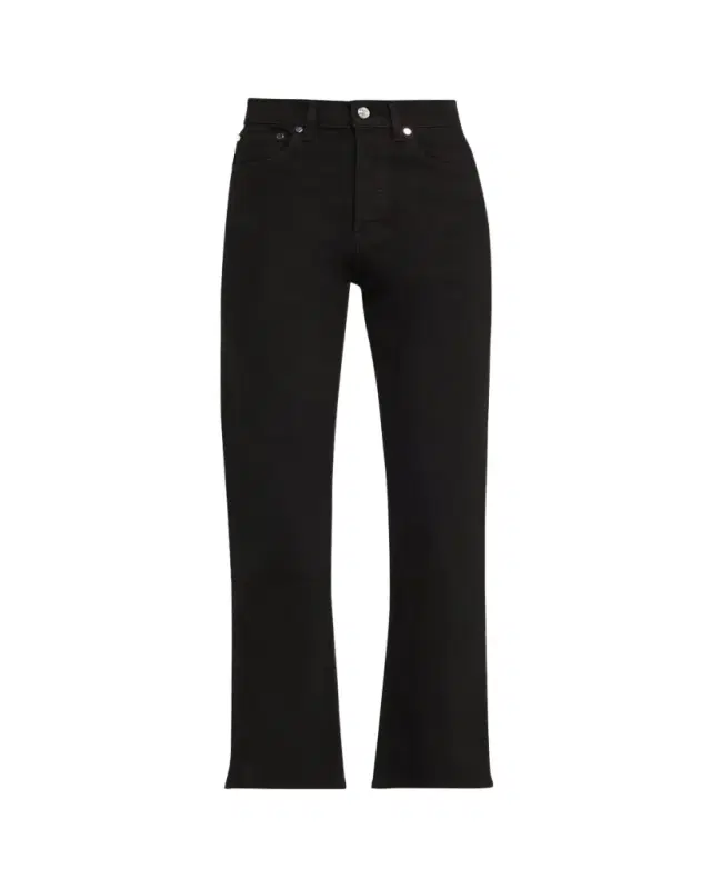 High-Rise Straight Jeans
