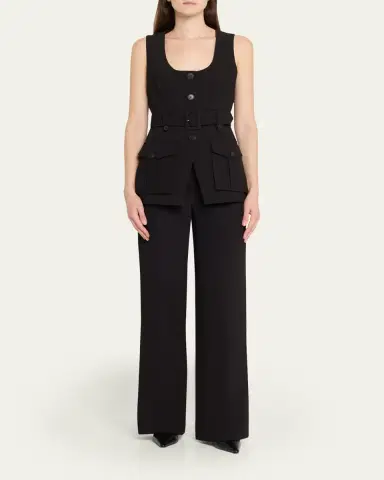 Veronica Beard Cole Wide-Leg Pants | Thumbnail 2