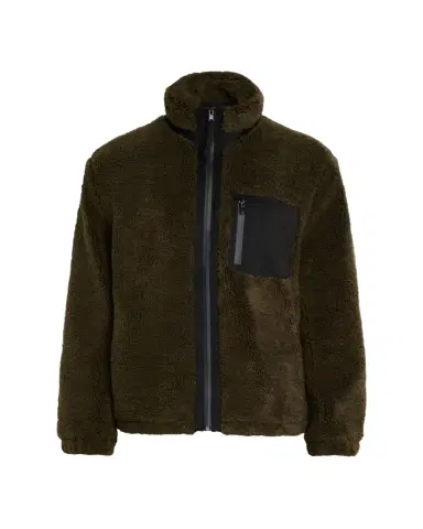 Vince Men's Faux Sherpa Zip-Up Jacket | Thumbnail 1