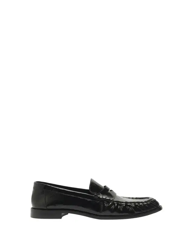 Schutz Tyche Shiny Leather Penny Loafers