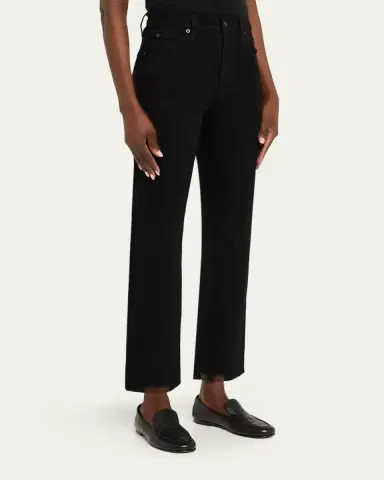 Cinq a Sept London High-Rise Straight Jeans | Thumbnail 4