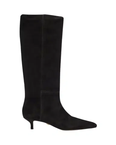 Veronica Beard Lisa Suede Kitten-Heel Knee Boots | Thumbnail 1