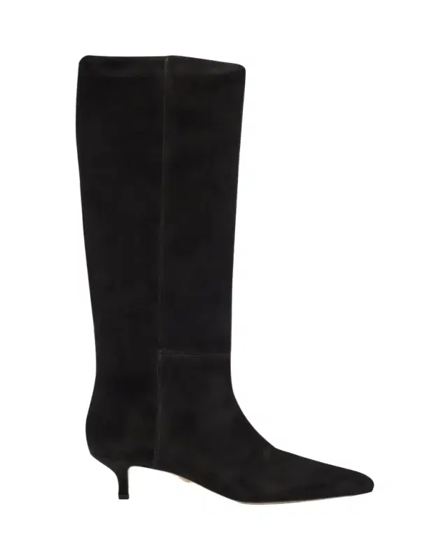 Veronica Beard Lisa Suede Kitten-Heel Knee Boots