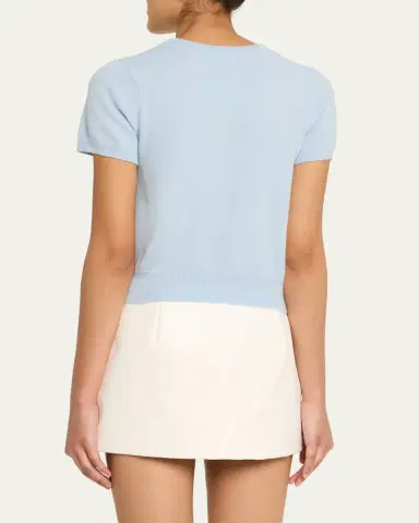 AEXAE Cashmere Cropped Sweater | Thumbnail 3