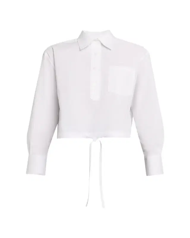 WE-AR4 The CC Cropped Cotton Shirt