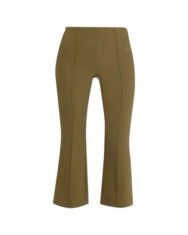 Vince Cropped Flare-Leg Pintuck Pants | Thumbnail 1