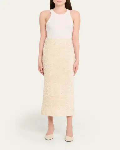Vince Sequined Velvet Midi Skirt | Thumbnail 2 Vince Sequined Velvet Midi Skirt | Thumbnail 2