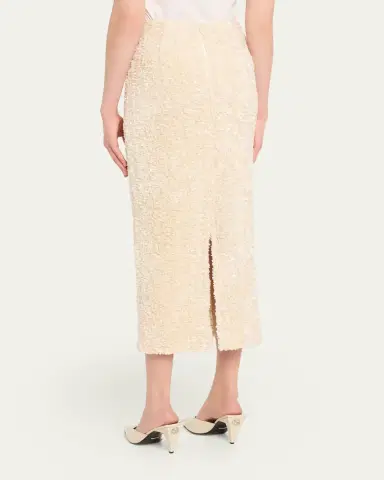 Vince Sequined Velvet Midi Skirt | Thumbnail 3 Vince Sequined Velvet Midi Skirt | Thumbnail 3