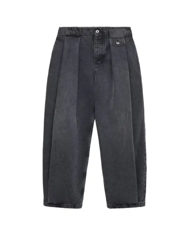 Loewe Men's Leather Label Baggy-Fit Pleated Jeans