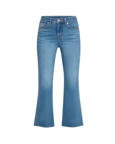 Veronica Beard Carolina Skinny Kick-Flare Jeans | Thumbnail 1