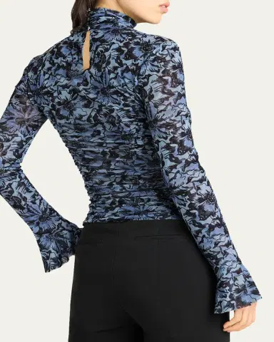 Cinq à Sept Lucy Graphic Cosmos Top | Thumbnail 2