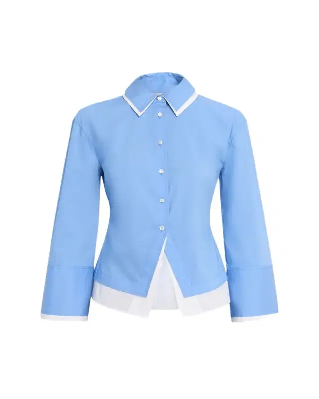 Veronica Beard Bonnie Button-Front Shirt