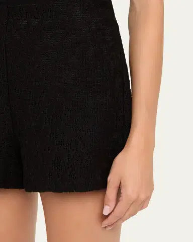 Veronica Beard Yadira Slim Lace Shorts | Thumbnail 5