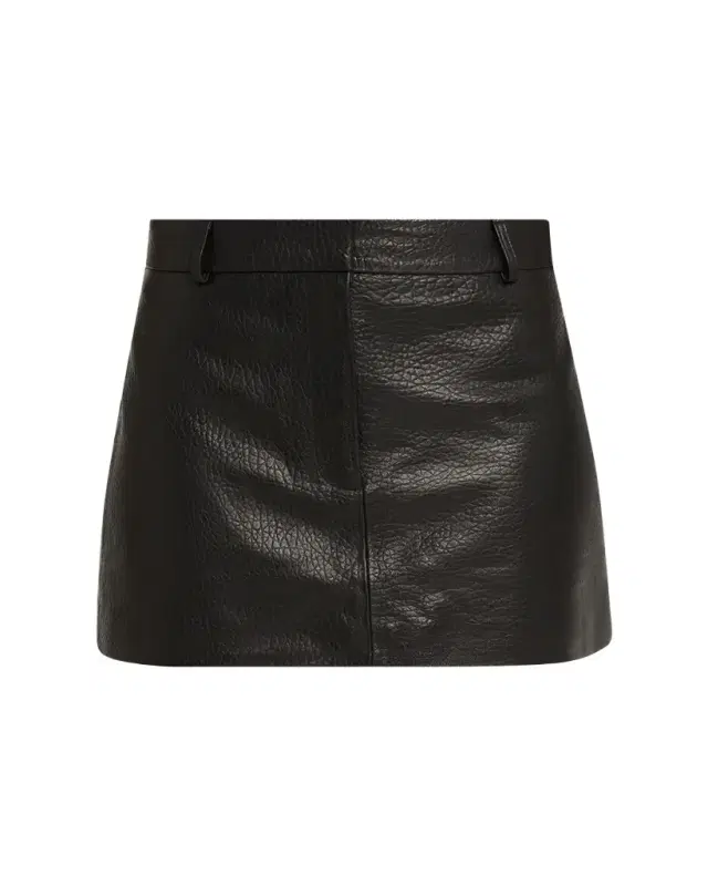 Pebble eather Mini Skirt