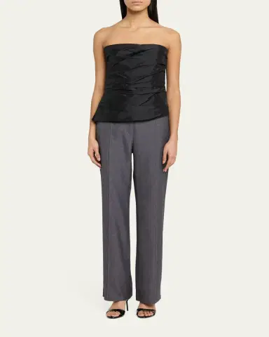 Aexae Pleated Twill Trousers | Thumbnail 2 Aexae Pleated Twill Trousers | Thumbnail 2