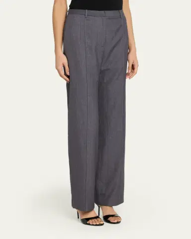 Aexae Pleated Twill Trousers | Thumbnail 4 Aexae Pleated Twill Trousers | Thumbnail 4