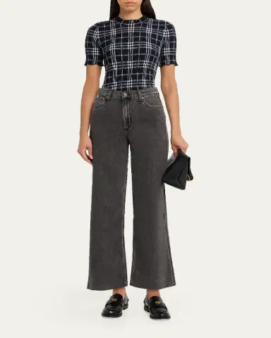 rag & bone Featherweight Andi Wide Ankle Jeans | Thumbnail 2