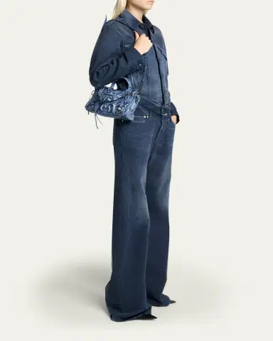 Balenciaga Le City Mini Python-Embossed Leather Top-Handle Bag | Thumbnail 5 Balenciaga Le City Mini Python-Embossed Leather Top-Handle Bag | Thumbnail 5