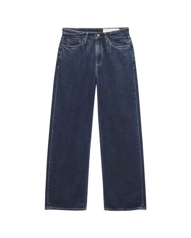 rag & bone Featherweight Logan Mid-Rise Wide Jeans