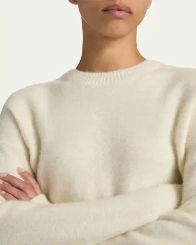 Vince Boiled Cashmere Crewneck Sweater | Thumbnail 5