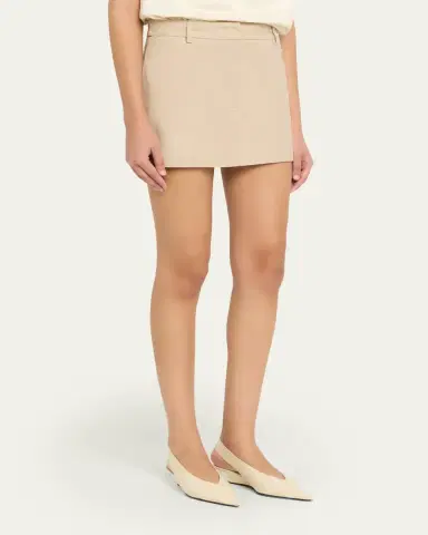 Aexae Suede Mini Skirt | Thumbnail 4 Aexae Suede Mini Skirt | Thumbnail 4