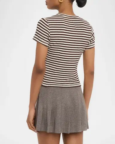rag & bone Luca Stripe Rib-Knit Top | Thumbnail 3