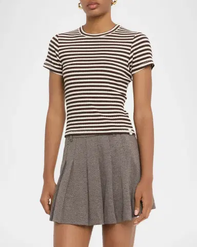 rag & bone Luca Stripe Rib-Knit Top | Thumbnail 4