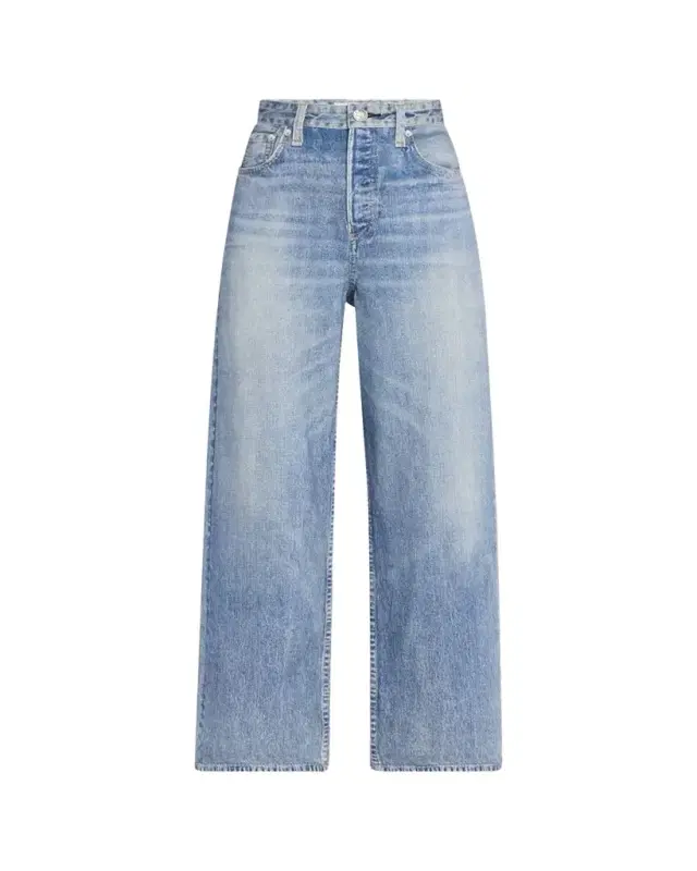 rag & bone rb Miramar Andi Cotton-Terry Ankle Jeans