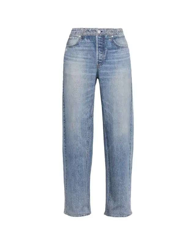 rag & bone rb Miramar Terry Wide-Leg Jeans