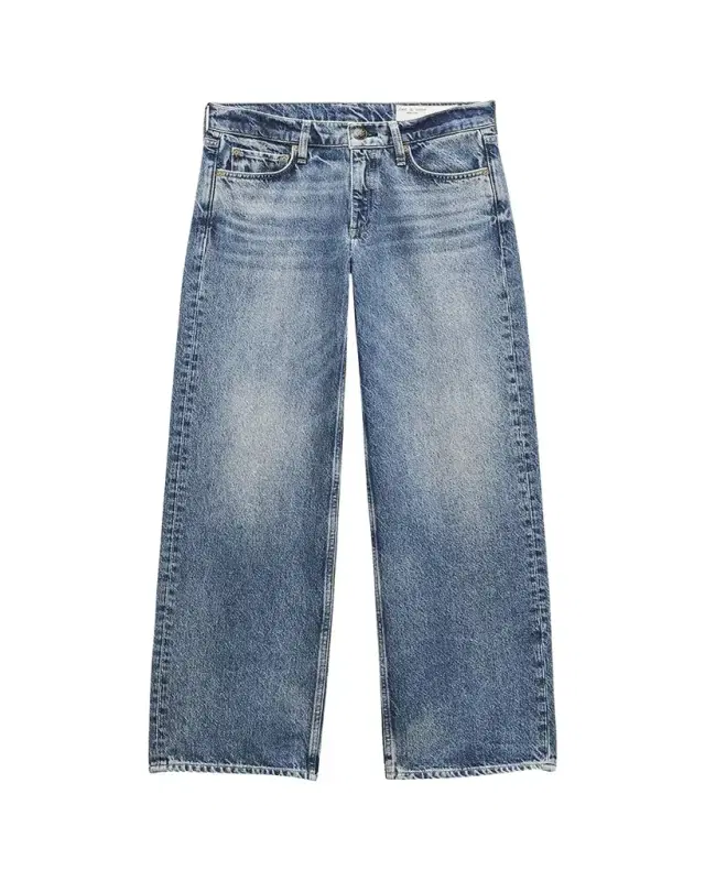 rag & bone Cam Low-Rise Relaxed Straight Jeans