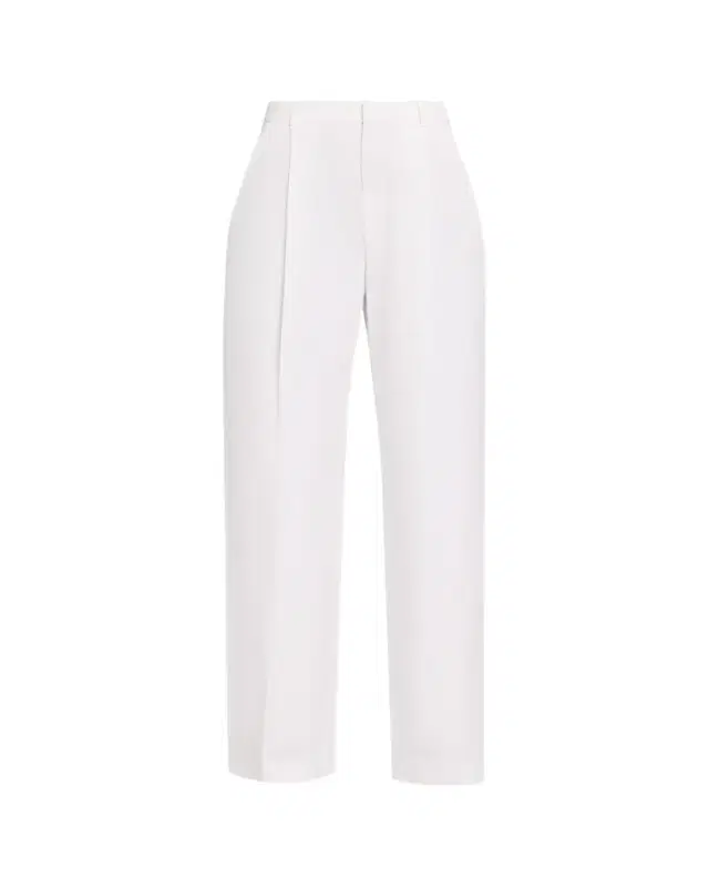 Vince Camille Mid-Rise Cotton-Blend Trousers